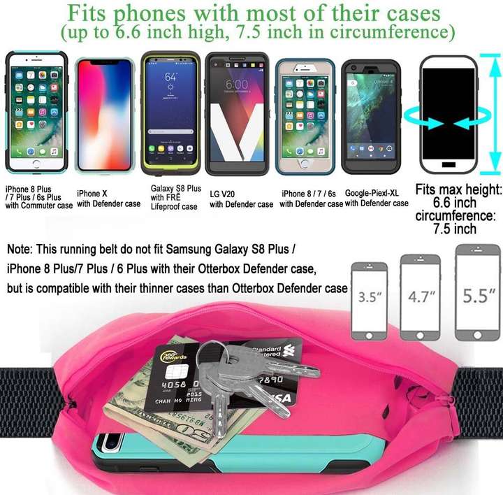 Wonder World Pouch for Waterproof Phone Belt Hands Free Running Exercise Workouts Wonder World Flipkart