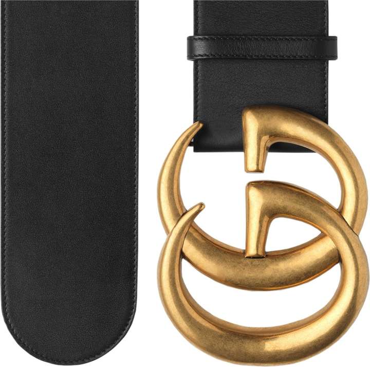 GUCCI Women Casual Black Genuine Leather Belt Black Price in India Flipkart