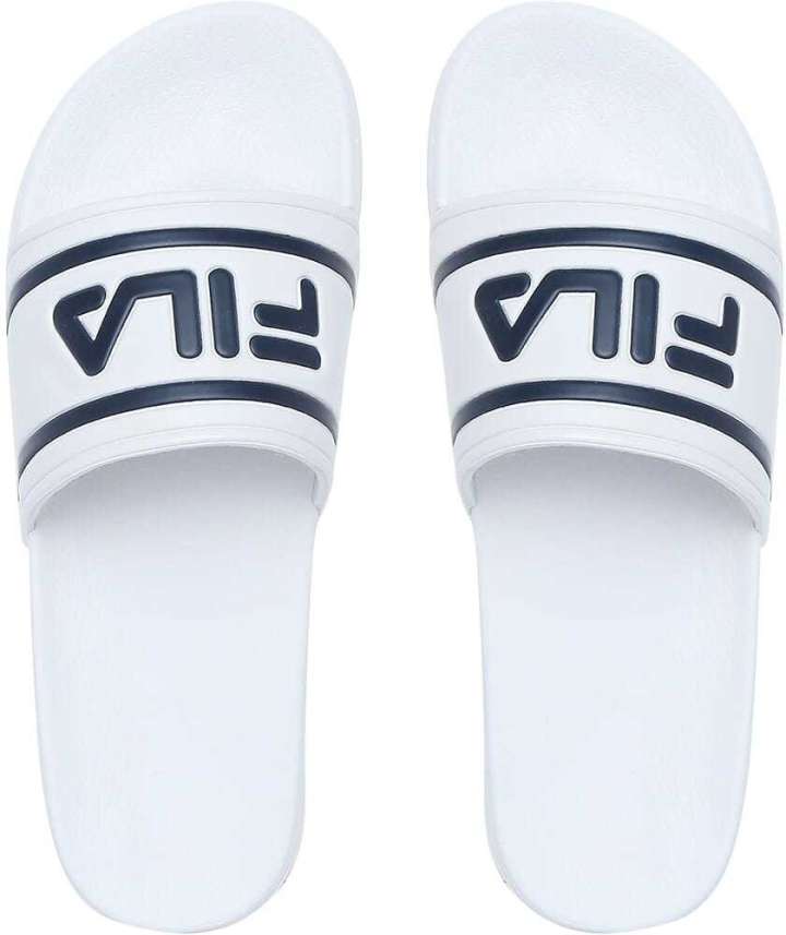 Fila white sliders online