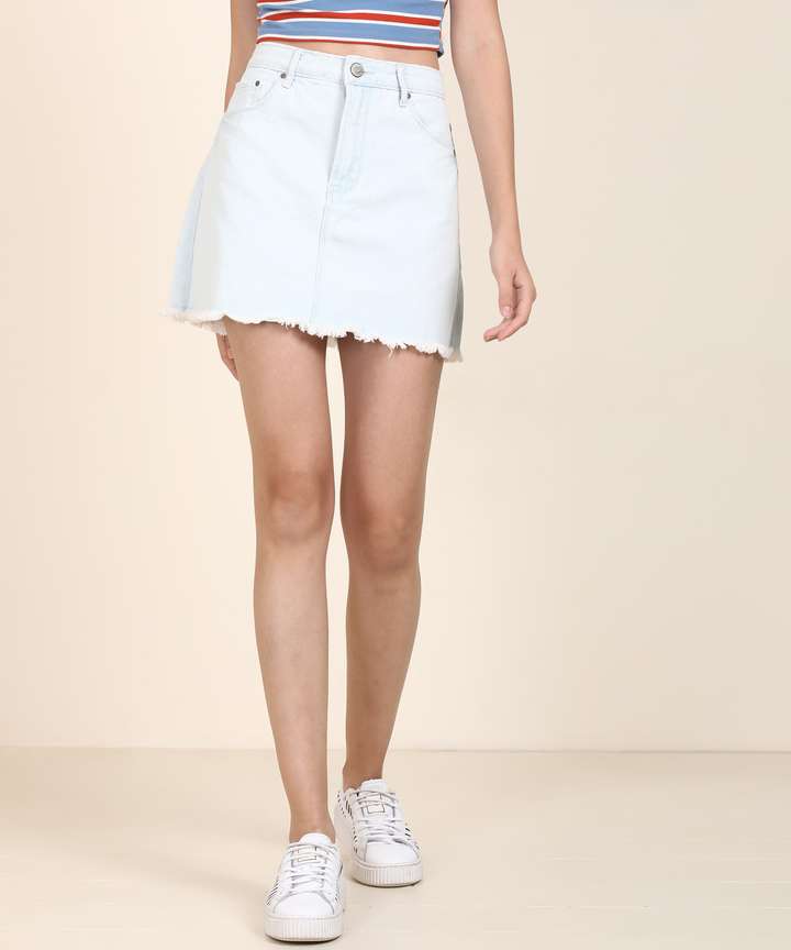 Light blue skirt forever 21 deals