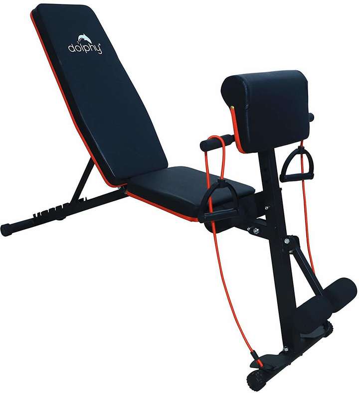 DOLPHY Foldable Flat Incline Decline sit up Bench for Home Gym Multipurpose Fitness Bench Price in India Buy DOLPHY Foldable Flat Incline Decline sit up Bench for Home Gym Multipurpose Fitness Bench o...