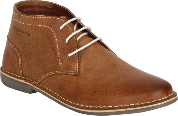 Red tape tan chukka boots online