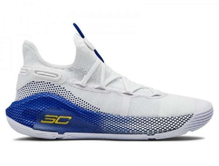 Stephen Curry UA Curry 6 Dub Nation White Blue Basketball Shoes For Men Buy Stephen Curry UA Curry 6 Dub Nation White Blue Basketball Shoes For Men Online at Best Price Shop Online for Footwears in In...