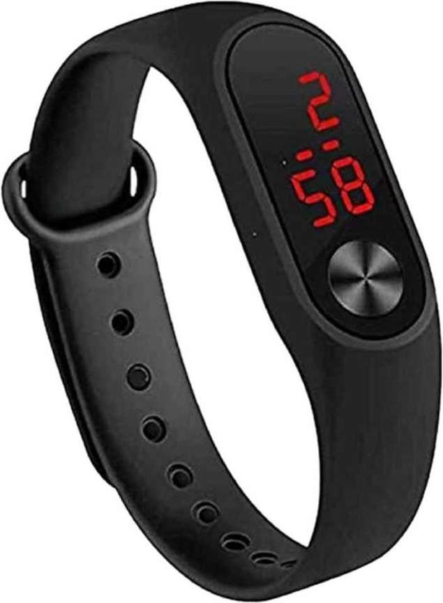 NESROR Black Band Fitness Bracelet Digital Watch For Men Buy NESROR Black Band Fitness Bracelet Digital Watch For Men Smart Black Digital Led Online at Best Prices in India Flipkart