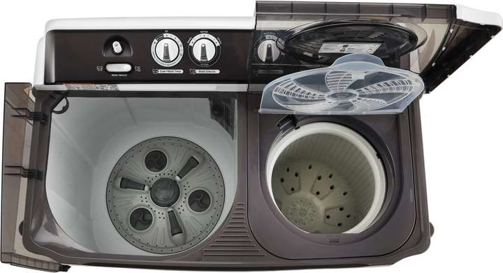 LG 10 kg 5 Star Rating Semi Automatic Top Load Washing Machine Grey White