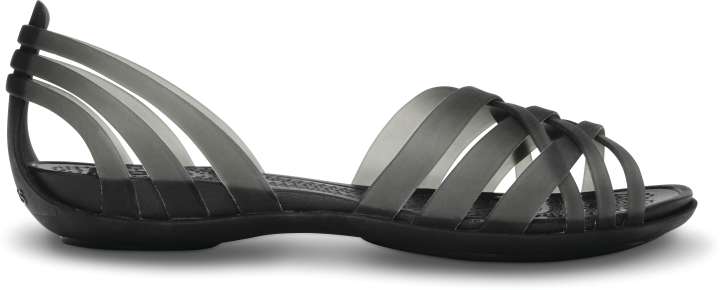 Crocs huarache flat black online