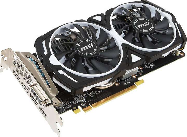 MSI AMD ATI Armor Radeon RX 570 GDDR5 4GB 4 GB GDDR5 Graphics Card MSI Flipkart