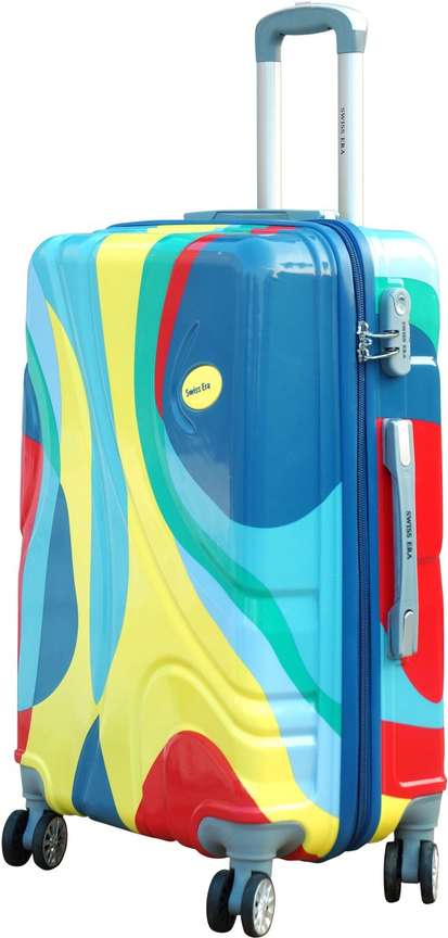 Swiss Era Variation 20 Inch Multi color 4 wheel trolley bags Cabin Suitcase 4 Wheels 20 inch Multi Color Price in India Flipkart