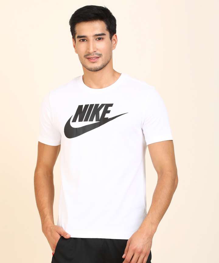 NIKE Printed Men Round Neck White T Shirt Buy NIKE Printed Men Round Neck White T Shirt Online at Best Prices in India Flipkart