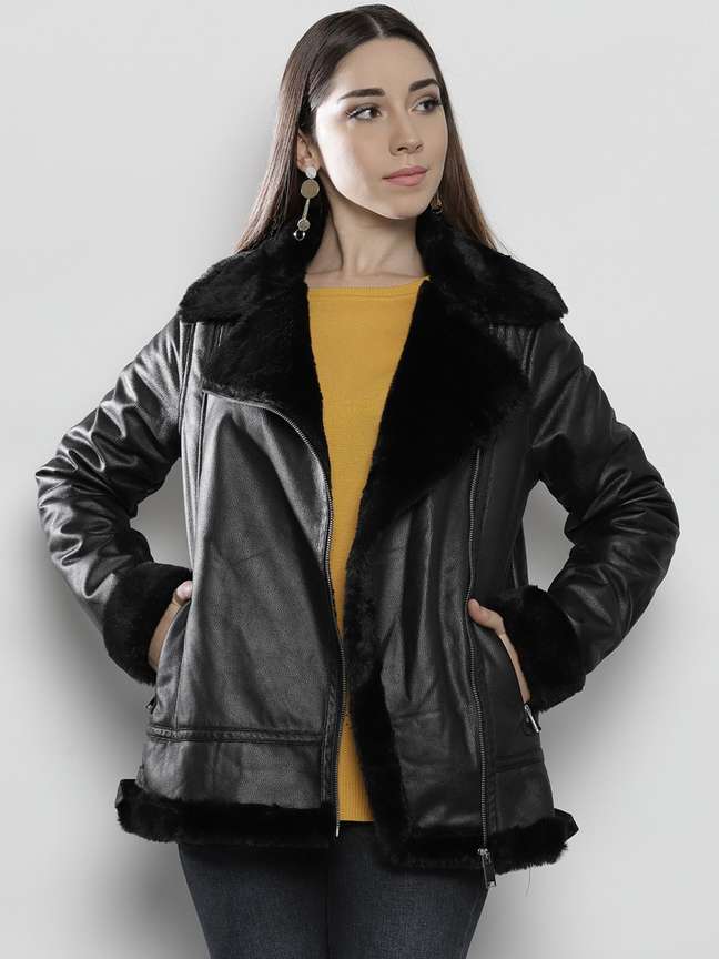 Ladies leather jackets dorothy perkins store
