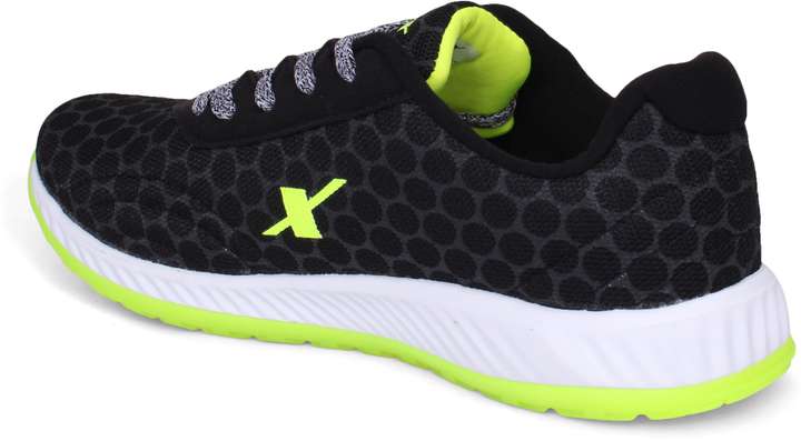Sparx Men SM 400 Black Fluorescent Green Walking Shoes For Men