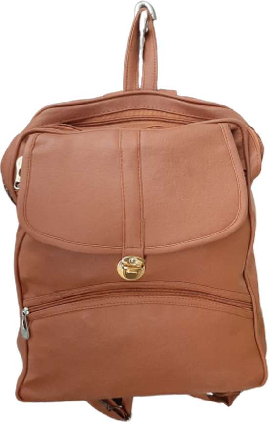 GET ON HANDBAGS Stylish Pithu Backpack for Women Girls Bag 10 L Backpack Brown Price in India Flipkart