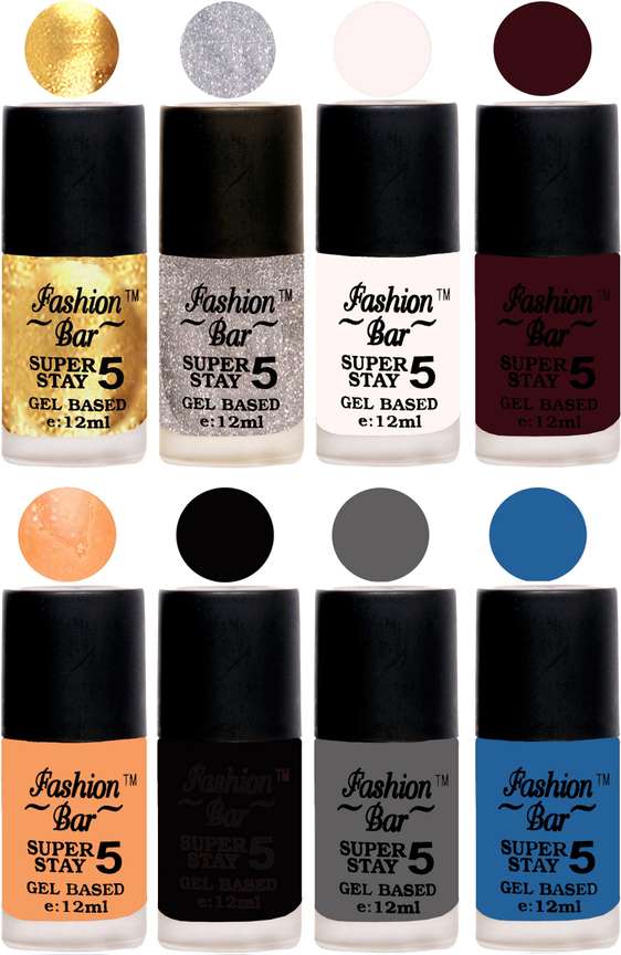 Fashion Bar Gel Base Dull Velvet Matte Nail Polish Set No. 1438 