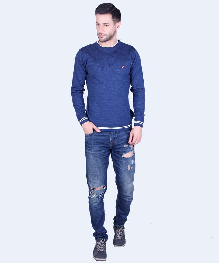 The Sports Planet Solid Crew Neck Casual Men Blue Sweater Buy The Sports Planet Solid Crew Neck Casual Men Blue Sweater Online at Best Prices in India Flipkart