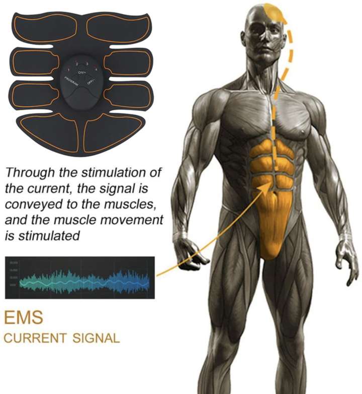 WXWS 8 Pack Abs Stimulator Belt Massager Smart 8 Pack Abs Stimulator Belt Massager Massager WXWS Flipkart