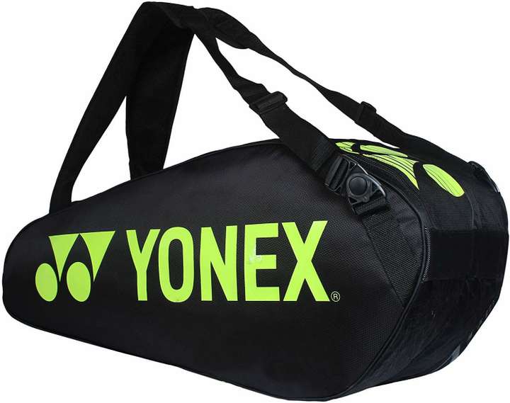 Yonex badminton kit bag with shoe compartment top