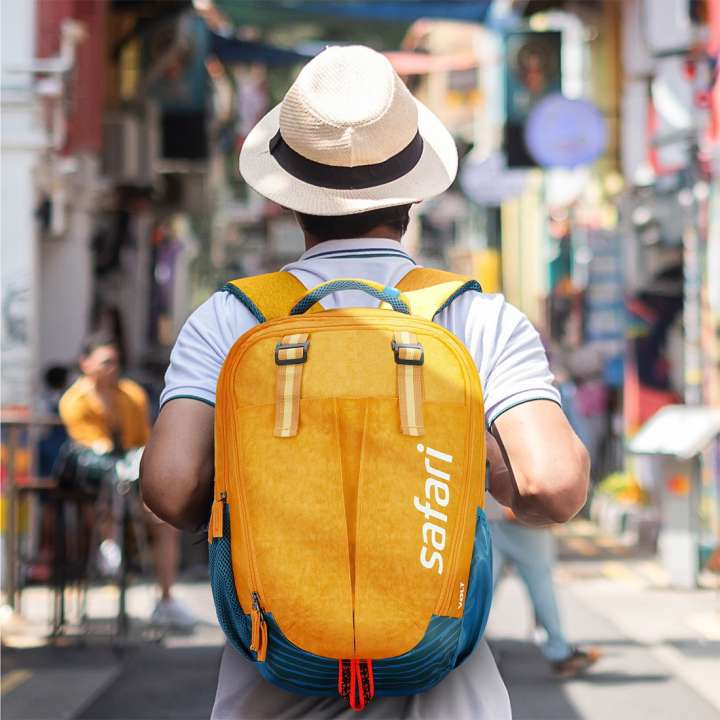 Safari yellow backpack online