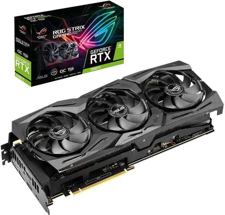 ASUS NVIDIA ROG-Strix-RTX2080TI-O11G-Gaming 11 GB GDDR6 Graphics 