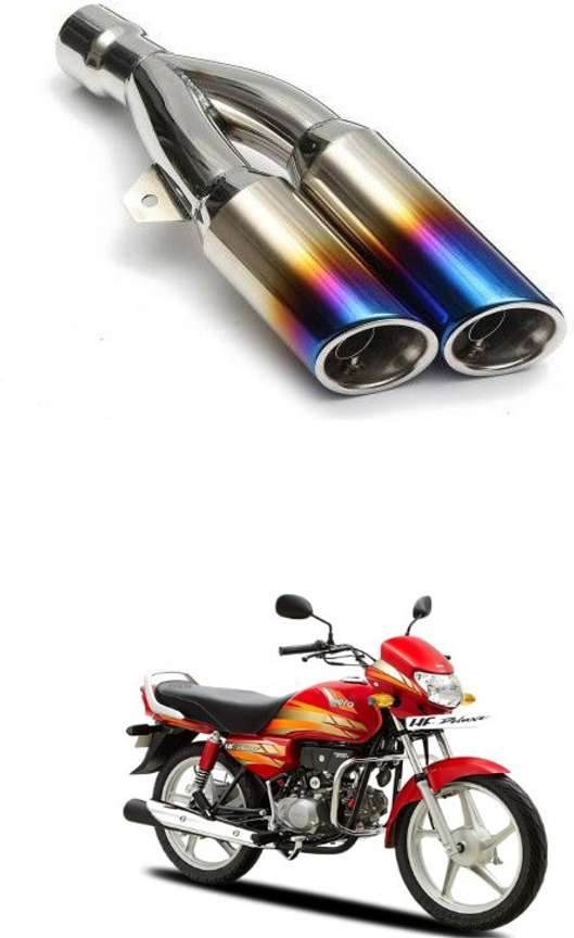 PRTEK Hero HF Deluxe Slip on Exhaust System Price in India Buy PRTEK Hero HF Deluxe Slip on Exhaust System online at Flipkart