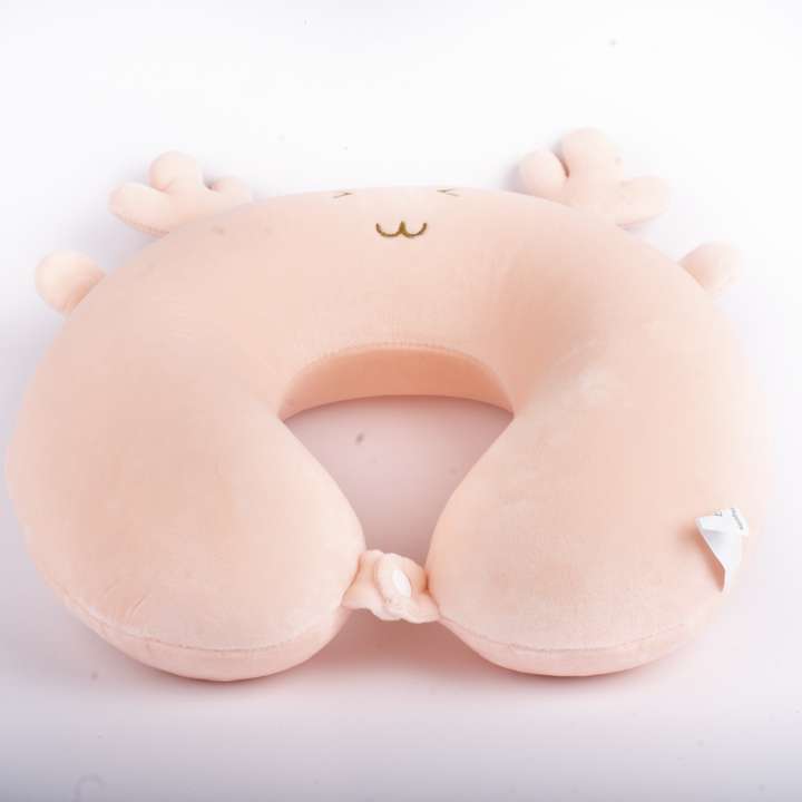 Nfinity cute Memory Foam kids and girls travel neck pillow Neck Pillow Pink Price in India Flipkart
