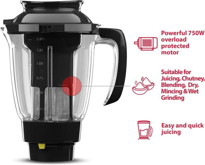 Butterfly rapid 4 jar 750w juicer mixer grinder hotsell