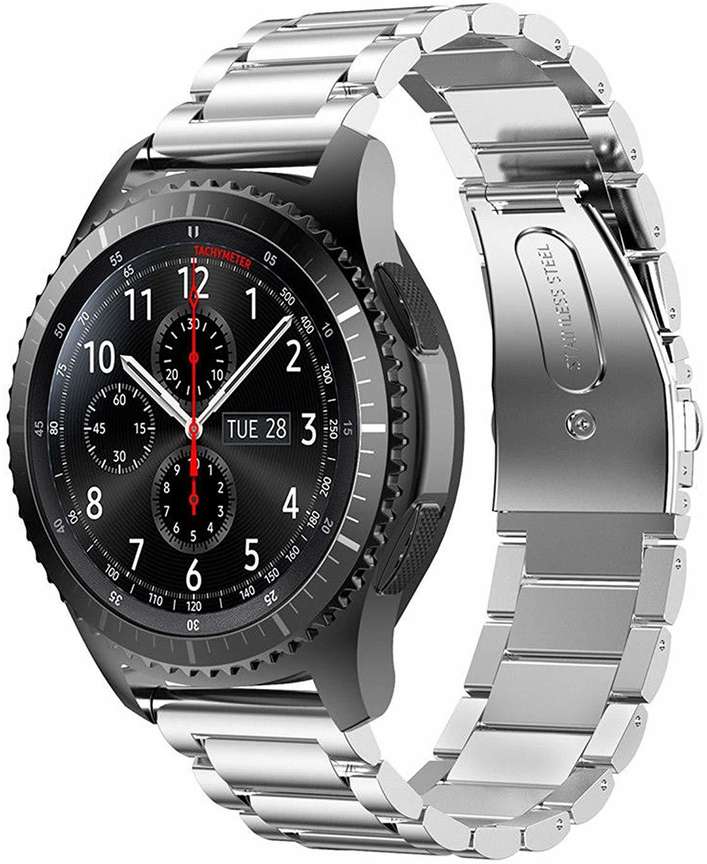 Memore Band Compatible 22MM with Fossil Gen 4 Q Explorist HR 22mm Stainless Steel Quick Release Watch Strap for Fossil Gen 5 Carlyle Explorist Gen 3 Smartwatch Silver Smart Watch Strap Price