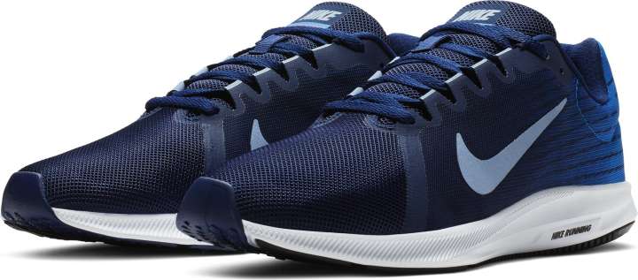 Nike downshifter 8 navy white best sale