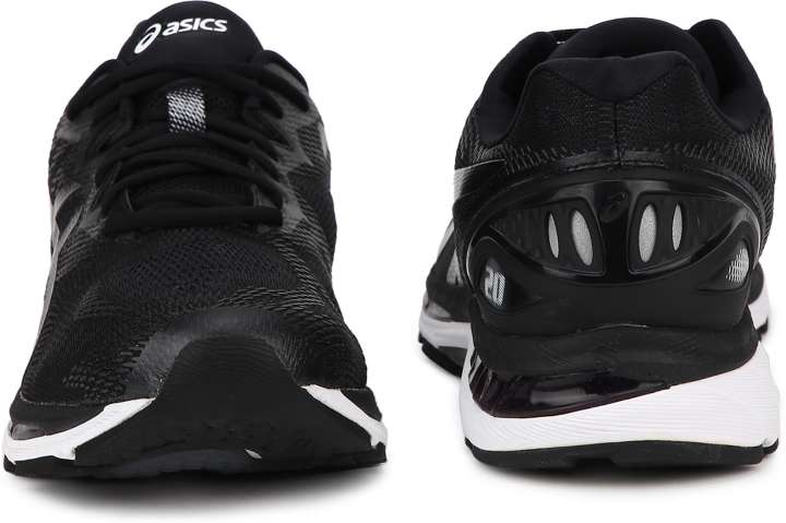 Asics gel nimbus 20 men's shoes black/white/carbon best sale