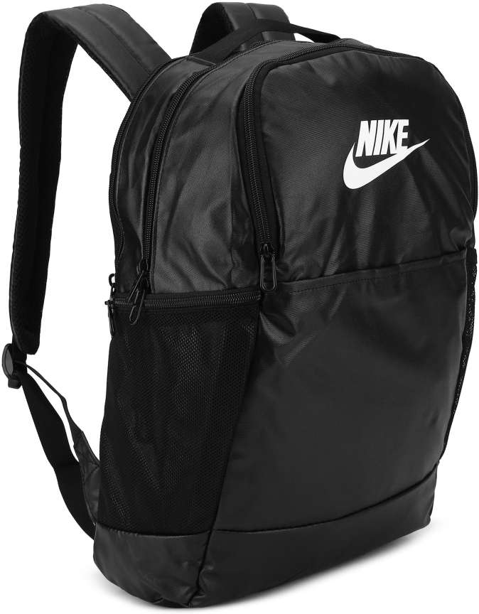 NIKE Nk Brsla M Bkpk 9.0 Mtrl 24L 20 L Laptop Backpack BLACK BLACK WHITE Price in India Flipkart