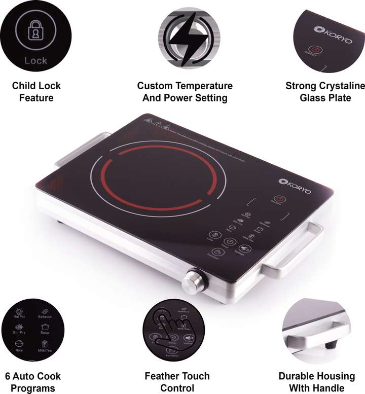 KORYO 2000 W Induction Cooktop Touch Panel Buy KORYO 2000 W Induction Cooktop Touch Panel Online at best price in India Flipkart
