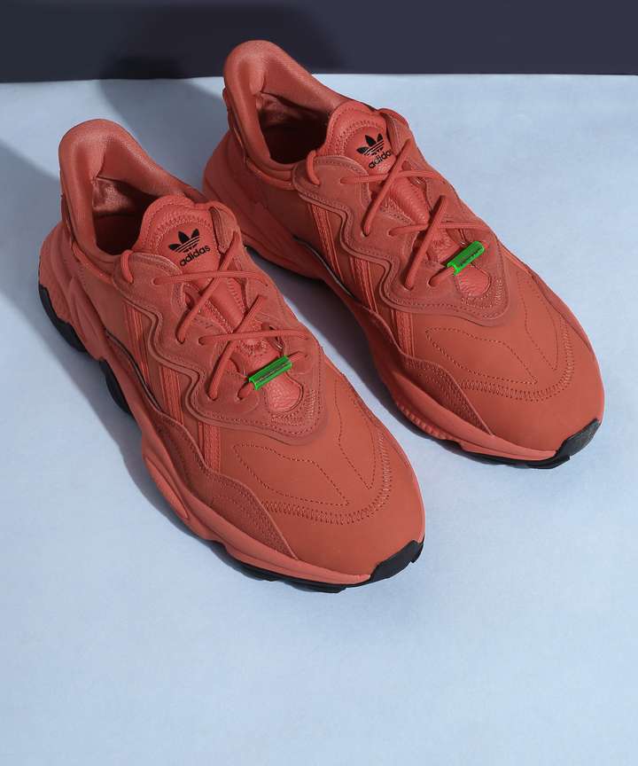 Adidas ozweego orange on feet top