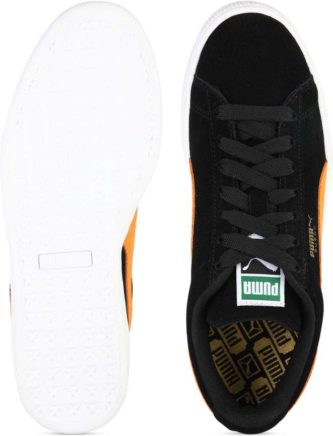 Black orange puma suede clearance