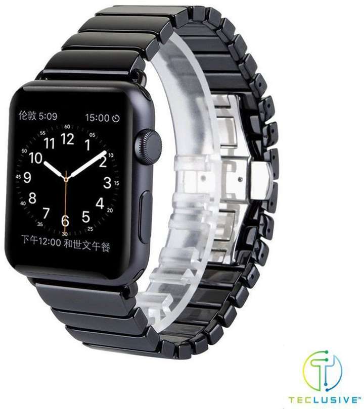 TECLUSIVE Ceramic Stainless Steel Metal Chain Strap 42mm 44mm Band for iWatch Series 5 4 3 2 1 Smart Watch Strap Price in India Buy TECLUSIVE Ceramic Stainless