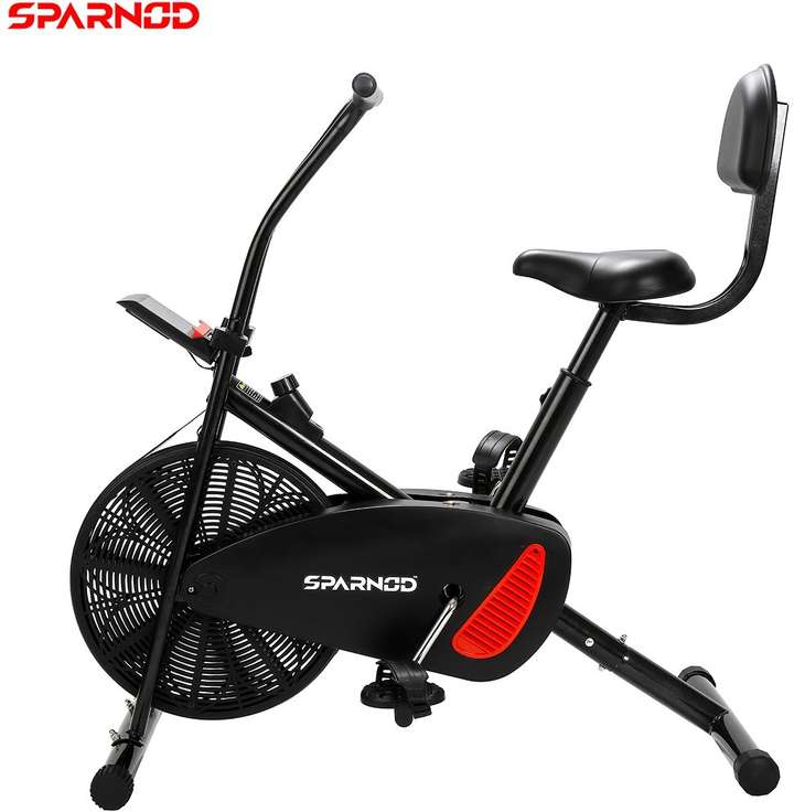 Sparnod Fitness SAB 01 Air Bike Exercise Cycle for Home Gym with back rest Upright Stationary Exercise Bike Buy Sparnod Fitness SAB 01 Air Bike Exercise Cycle for Home Gym with back rest