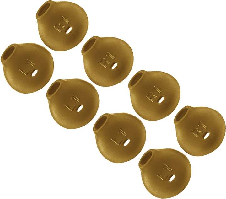 YTM 4Pair for s6 Samsung level u ear buds cover brown golden In The Ear In The Ear Headphone Cushion Price in India Buy YTM 4Pair for s6 Samsung level u