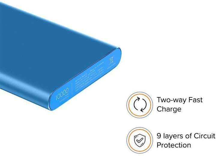 Mi 10000 mAh 18 W Power Bank Price in India Buy Mi 10000 mAh 18 W Power Bank online at Flipkart