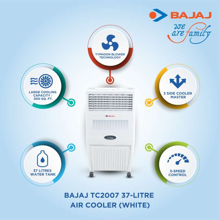 Bajaj air shops cooler ping