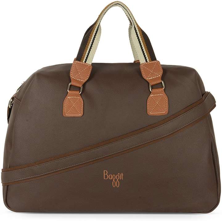 Baggit PR HONO E FABELLA BROWN Duffel Without Wheels Brown Price in India Flipkart