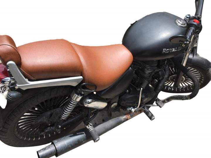 Sahara Seats Thunderbird 350 500 Brown seat Cover Split Bike Seat Cover For Royal Enfield Thunder Bird 350 Thunder Bird 500 Price in India Buy Sahara Seats Thunderbird 350 500 Brown seat Cover