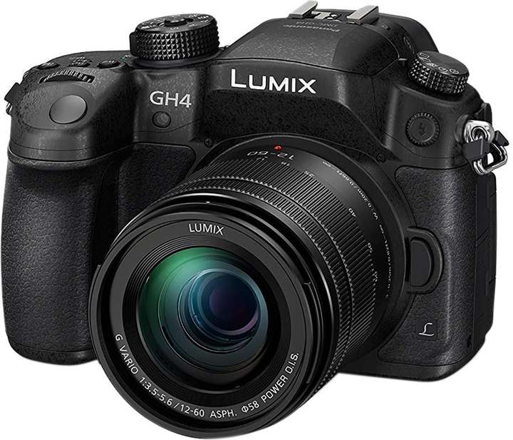 Panasonic Lumix DMC-GH4 Mirrorless Camera Body with 12-60mm Lens 