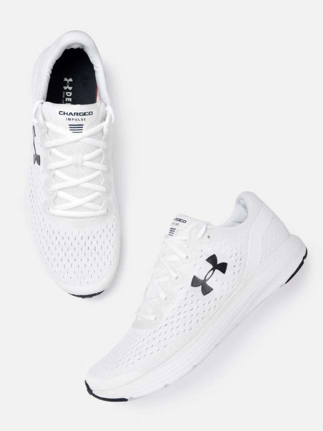 Mens under armour white shoes on sale