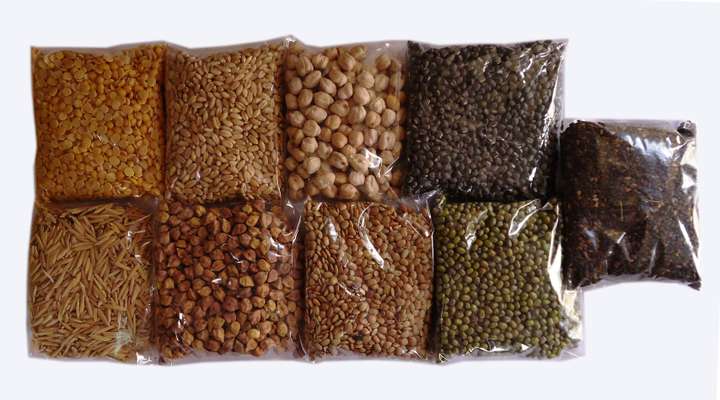 VANSHIKA Navadhanyam Set | Navadhanya for Navagraha Puja | Grade A Quality  (9 Grains.450 gm)