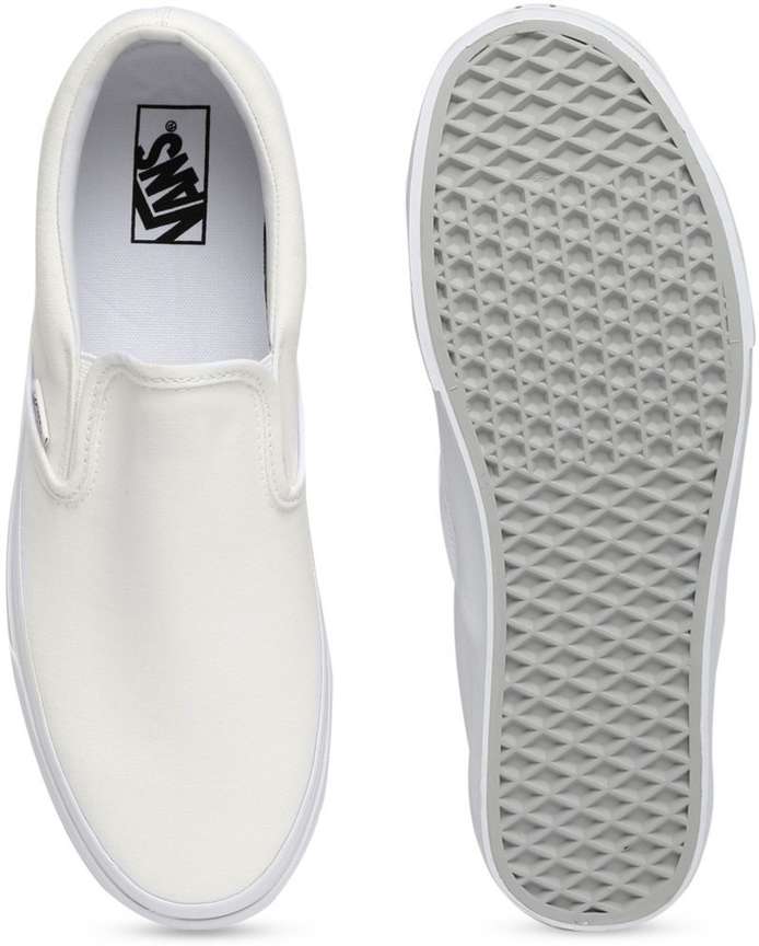 VANS Men White Classic Slip On Sneakers Slip On Sneakers For Men Buy VANS Men White Classic Slip On Sneakers Slip On Sneakers For Men Online at Best Price Shop Online for