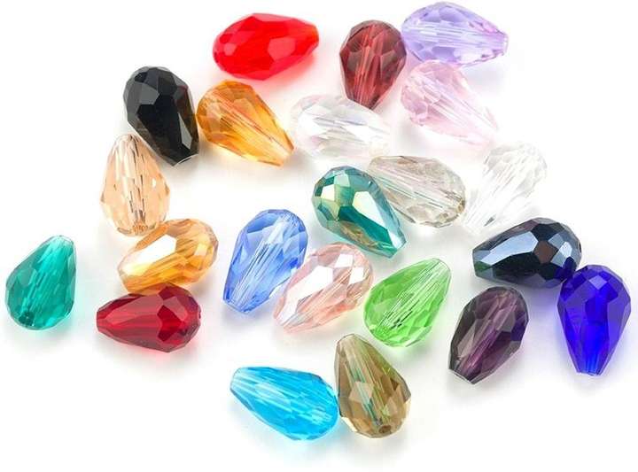 Teardrop crystal beads hotsell