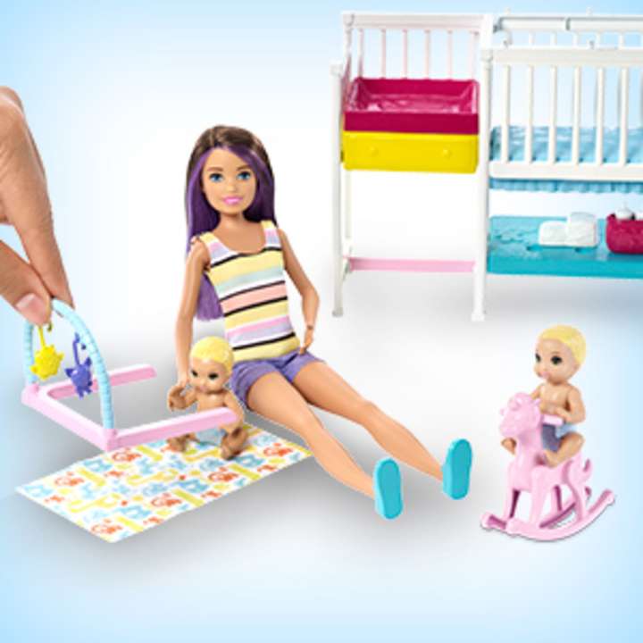 BARBIE Skipper Babysitters Nap n Nurture Nursery Dolls and Playset Skipper Babysitters Nap n Nurture Nursery Dolls and Playset Buy Skipper Babysitters toys in India. shop for BARBIE products in