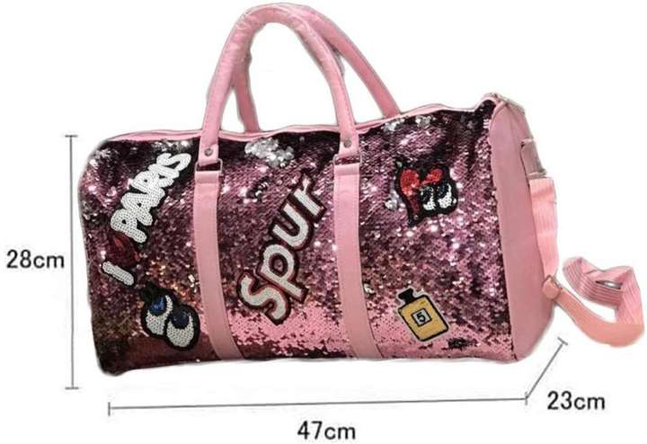 Sparkly gym bag cheap