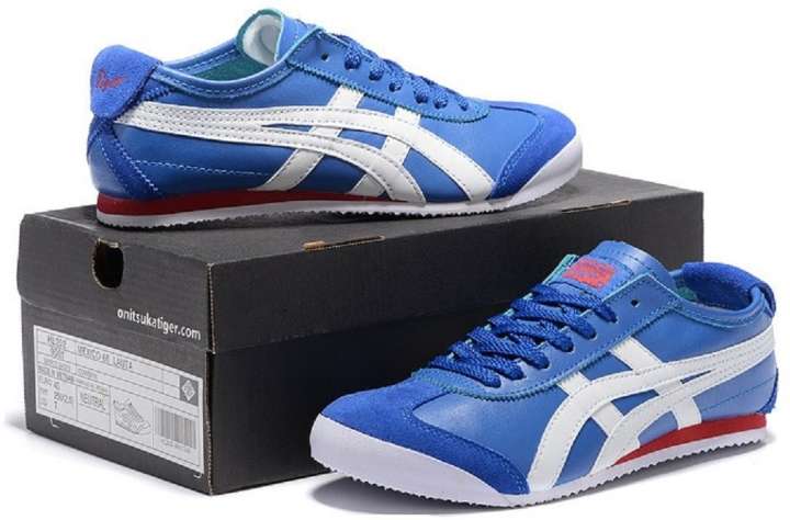 Asics Tiger Mexico 66 Rich Blue Leather Casual Sneakers Running Shoes For Men Buy Asics Tiger Mexico 66 Rich Blue Leather Casual Sneakers Running Shoes For Men Online at