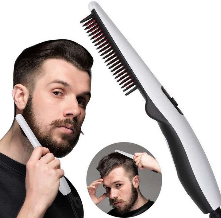 Mens electric heated beard comb discount
