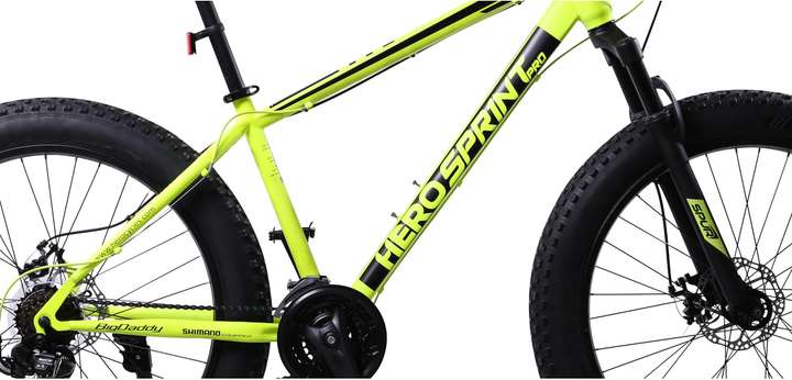 HERO FAT BIKE SPRINTPRO BIG DADDY 26 T Road Cycle Price in India Buy HERO FAT BIKE SPRINTPRO BIG DADDY 26 T Road Cycle online at Flipkart