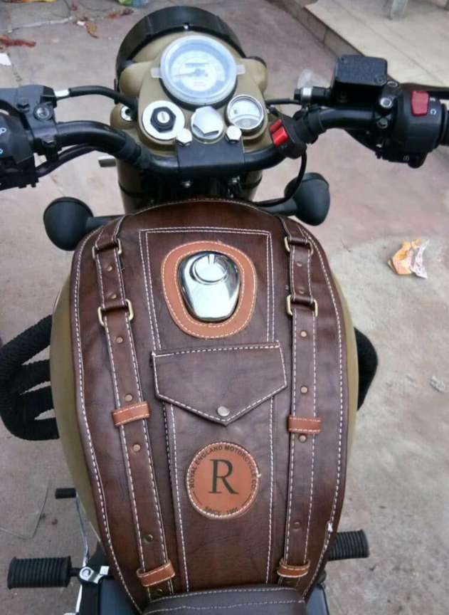Royal enfield petrol tank cover store